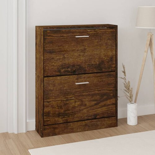 vidaXL Ormarić za cipele boja hrasta 59x17x108 cm konstruirano drvo Cijene