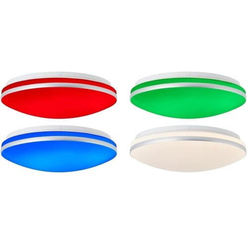 Brilliant LED RGBW prigu&amp;scaron;iva stropna svetiljka MIDWAY LED/14W/230V + daljinski upravljač Slike