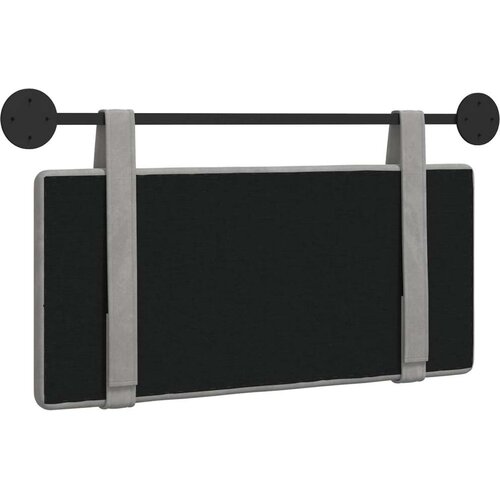 Držeće uzglavlje Zidne Svijetlo siva 100 x 55 x 5 cm Bar&amp;scaron;un - Svjetlosiva 90 cm bez LED Slike