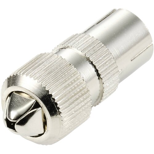 TRU COMPONENTS TC-10101532 ženski koaksialni konektor kovina Priključki: koaksialna vtičnica IEC Premer kabla: 5 mm 1 kos, (20434748) Cene