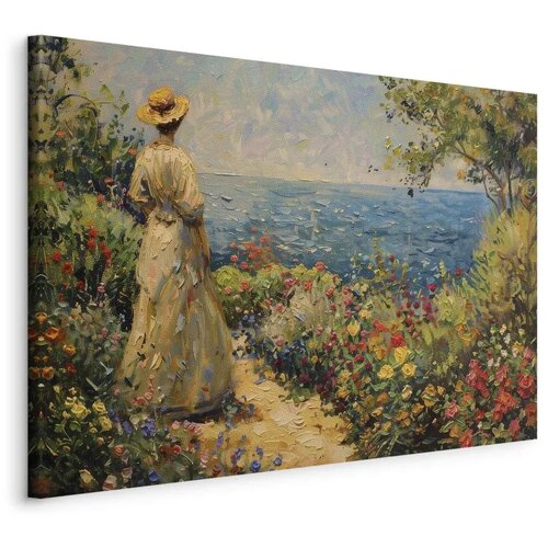  XXL slika - Nostalgic impression - a pensive woman contemplating 240x160 Cijene