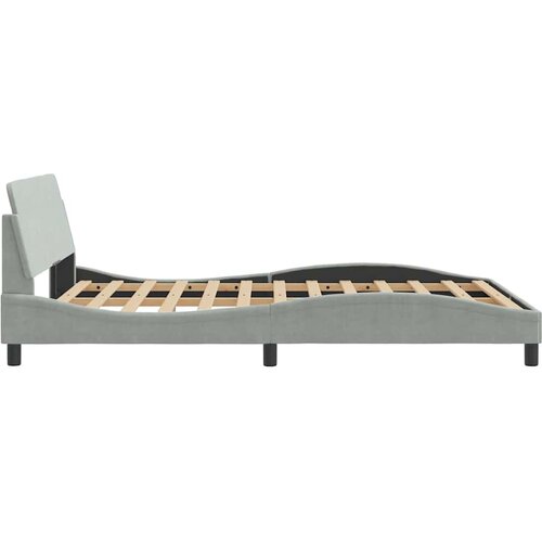  Okvir za krevet Dover svjetlosivi 120 x 200 cm bar&amp;scaron;unasti Slike