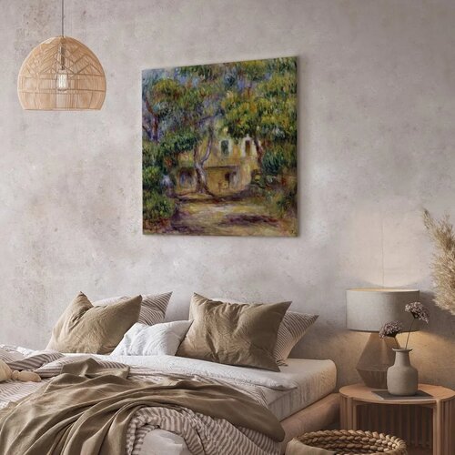  Slika - Pierre-Auguste Renoir &amp;ndash; The Farm at Les Collettes 40x40 Na talijanskom platnu Slike
