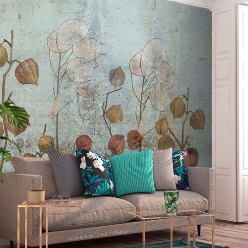  Samoljepljiva foto tapeta - Painted Lunaria 392x280 Cene
