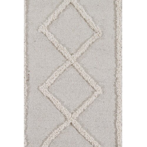 Lorena Canals Bijeli periv/ručno rađen pamučan tepih 120x160 cm Tribu Natural &amp;ndash; Slike