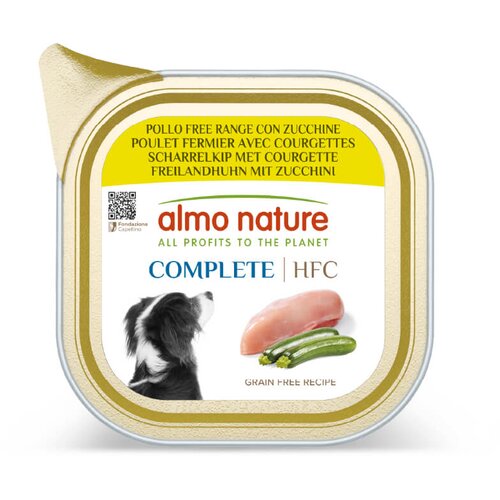 Almo Nature HFC Complete pašteta, alu posodica - piščanec in bučke - 85 g 85 g Cene