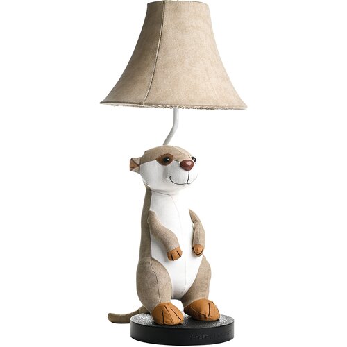Happy Lamps Kinder tafellamp stokstaartje beige - Eddi Cene