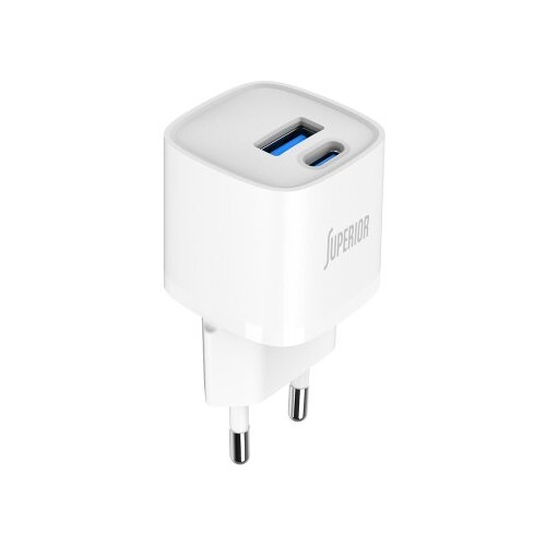 Superior Kuciste punjaca su-p104 30w gan super fast usb a qc3.0+type c belo ( P1225 ) Slike
