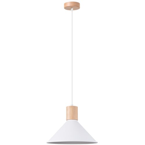 Sollux Lighting Sollux SL.1319 - Luster na sajli JAGA 1xE27/15W/230V prečnik 30 cm bela Cene