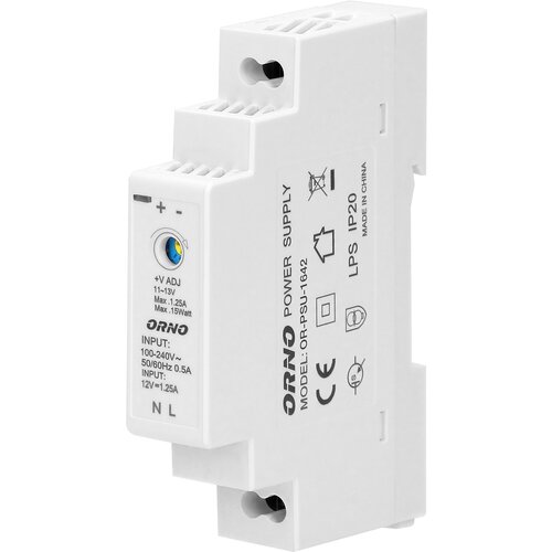 Shumee ORNO NAPAJALNIK ZA DIN LETEVO 12 VDC 1.25A 15W, (21393540) Cene