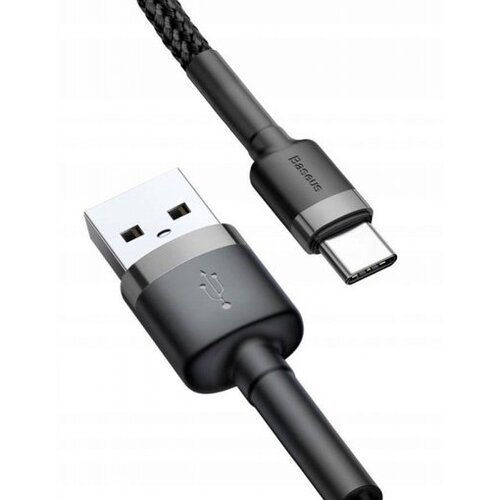Baseus Kabel USB A-C 1m 3A Cafule siv+črn CATKLF-BG1 Cene