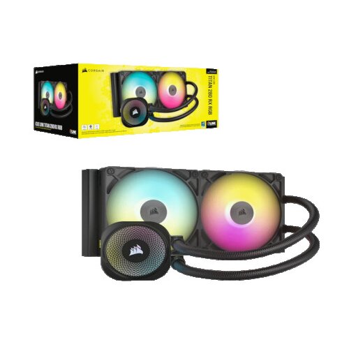 Corsair AIO iCUE LINK TITAN RX RGB 280 black CW-9061017-WW Cene