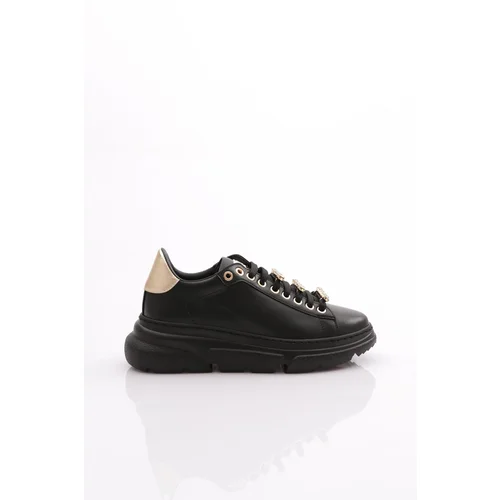 DGN Es864 Women's Thick Crystal Stone Sneakers