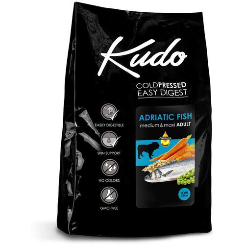 Danube Petfoods Kudo hrana za pse - Adriatic Fish Medium and Maxi ADULT - Low Grain 12kg Cene