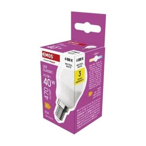 Emos Led sijalica Mini Globe 5,5 W E14 Neutralno bela ZQ1E23 Cene