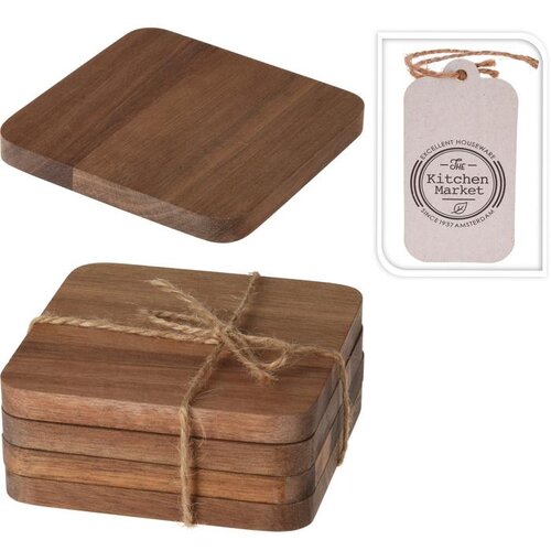  PODMETAČI 10*10CM SET 4/1 AKACIJA Cijene