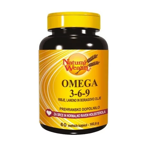 Natural Wealth Omega 3-6-9, kapsule