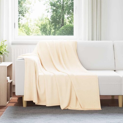  Pokrivači za bacanje 24 pcs Krema 200 x 150 cm Runo Cijene