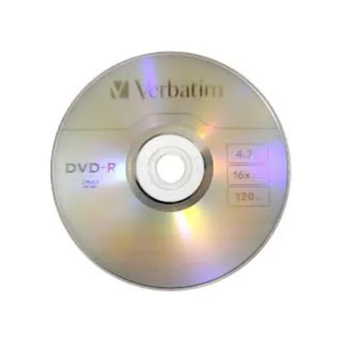  DVD-R, VERBATIM,4,7 GB,16X, spindle 50 kom,MATT SILVER