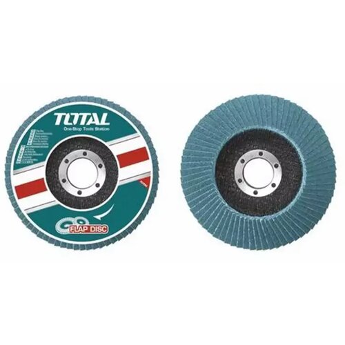 TOTAL TOOLS TOTAL Lamelni brusni disk 115mm za metal,P60,zirconium TAC641152 Slike