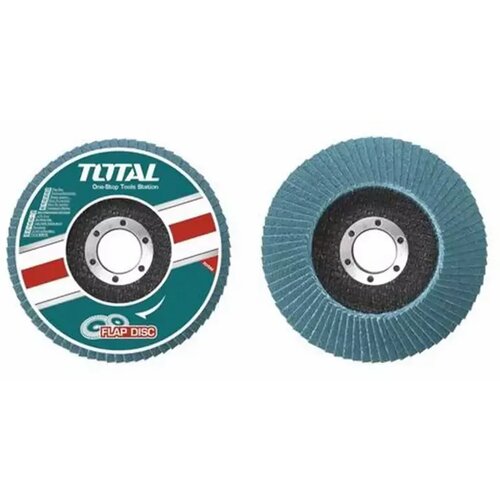 Total lamelni brusni disk 115mm za metal,P60,zirconium TAC641152 Slike