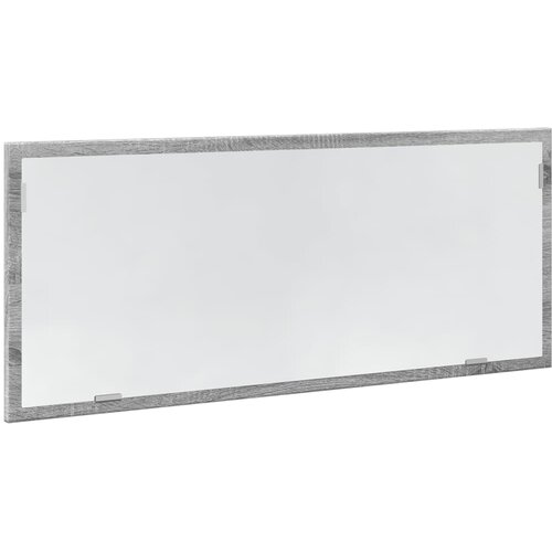  LED kupaonsko ogledalo sivo Sonoma 100x8,5x37 cm izrađeno drvo Slike