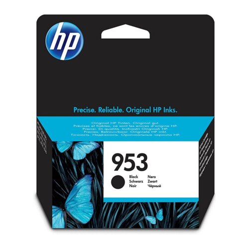 HP 953 Black Original Ink Cartridge spremnik s tintom 1 kom Standardni prinos Crno Cene