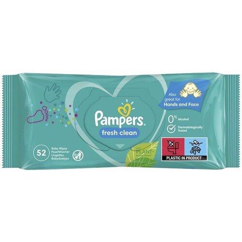 Pampers vlažne maramice Wipes Fresh Clean 52/1 Cene