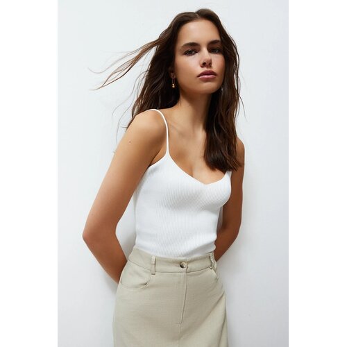 TRENDYOLMILLA Ženska bluza TWOSS24BZ00147, Bele Cene