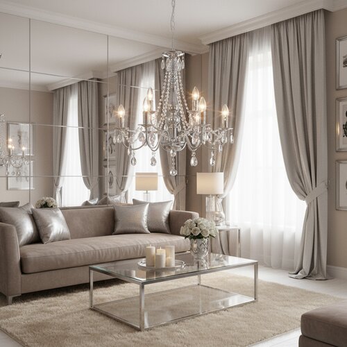 Toolight Viseći luster EBT016-9CP CHROME Slike