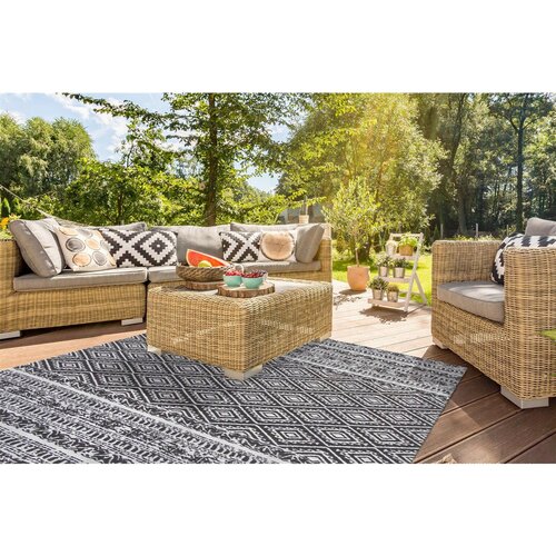 Kayoom VINTAGE PREPROGA 160/230 cm tkano črna Slike