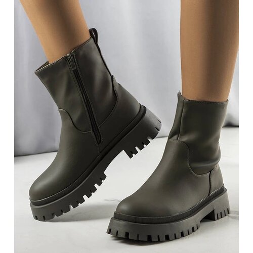 D/CEO Black patent leather insulated boots Campi Cene