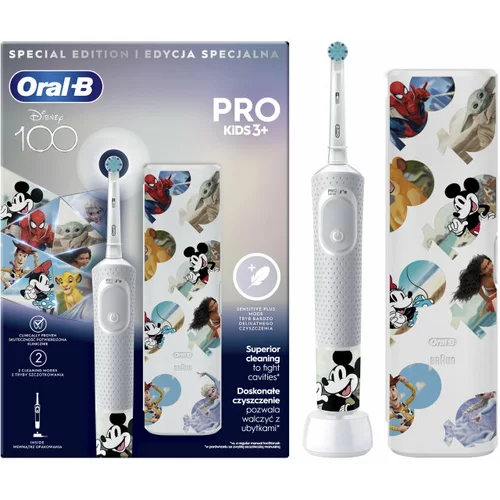 Oral-b električna zubna četkica Pro Kids Disney s putnom torbicom