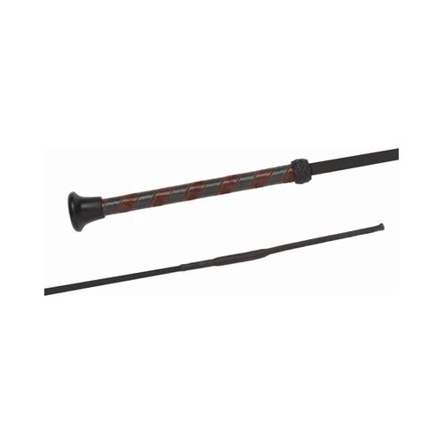  Bič za dresuro SilkTouch Retro, črn - 110 cm Slike