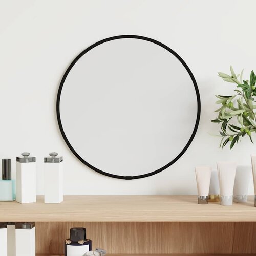 Zidno ogledalo crno &Oslash; 30 cm okruglo Cijene