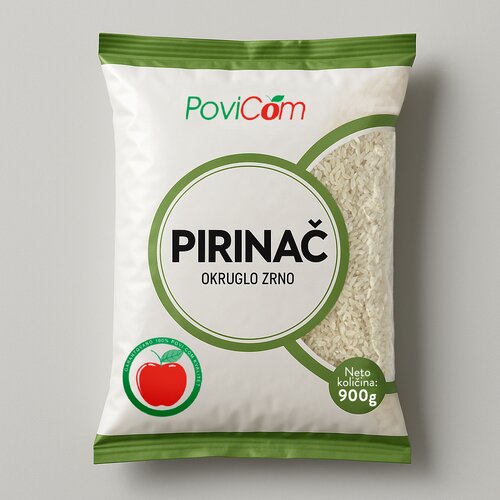 PoviCom Pirinač, Okruglo zrno, 900g Cene