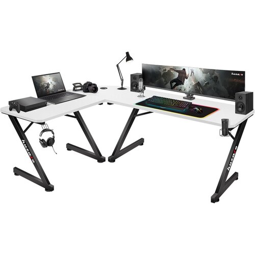 Huzaro GAMING DESK HERO 7.0 WHITE Slike