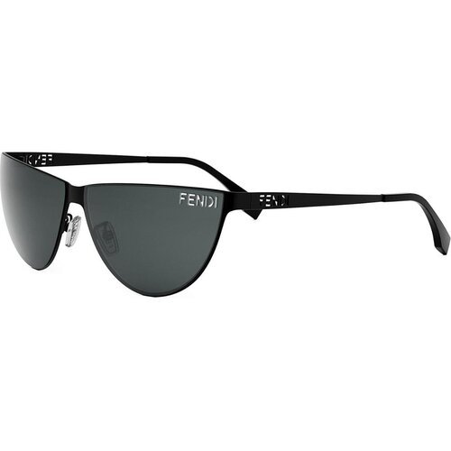 Fendi Cut Out Black Cat Eye Sunglasses - ONE SIZE (62) Cene