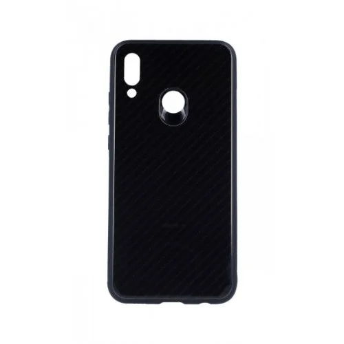 Nillkin glass silikonski ovitek za samsung galaxy S10 plus G975 - carbon črn