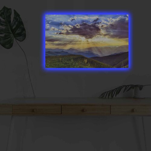 Wallity Slika sa LED osvetljenjem 4570DHDACT-168, 45x70 cm Cene