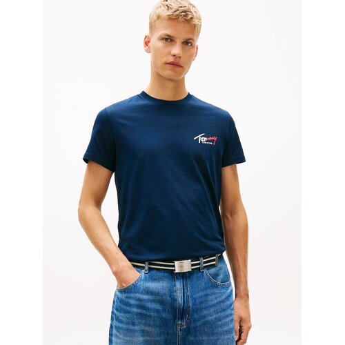 Tommy Jeans Majica mornarsko plava / crvena / bijela Slike