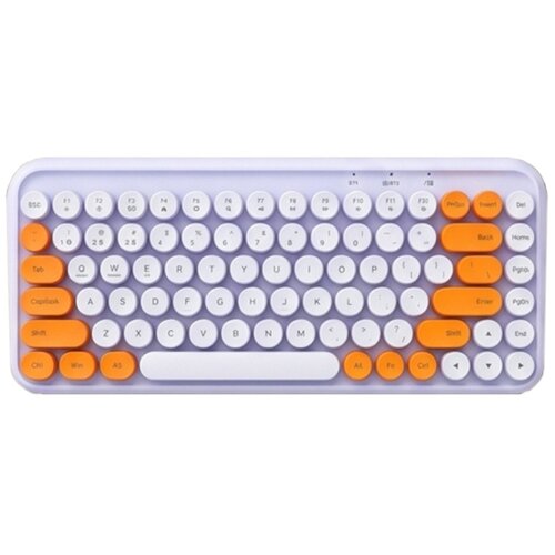 INF 84-tipkovna kompaktna brezžična tipkovnica, Bluetooth in 2.4G Purple, (5000310572) Cene