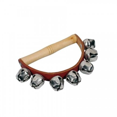 Hayman HB-37 ručno zvono, jingle bells with handle, wood and leather (7 bells of 25mm) Cijene