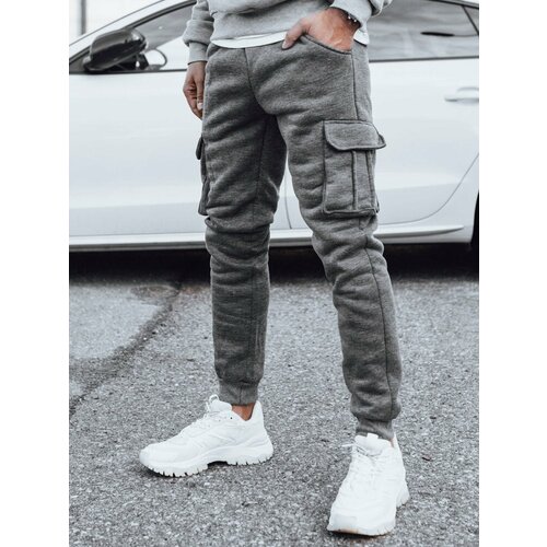 DStreet Men's Insulated Cargo Pants - Grey | ePonuda.com