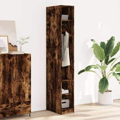 VidaXL Ormar boja dimljenog hrasta 30x50x200 cm od konstruiranog drva Slike