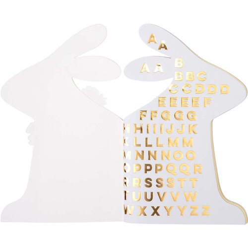 Meri Meri risalna knjižica z nalepkami spring bunny Slike