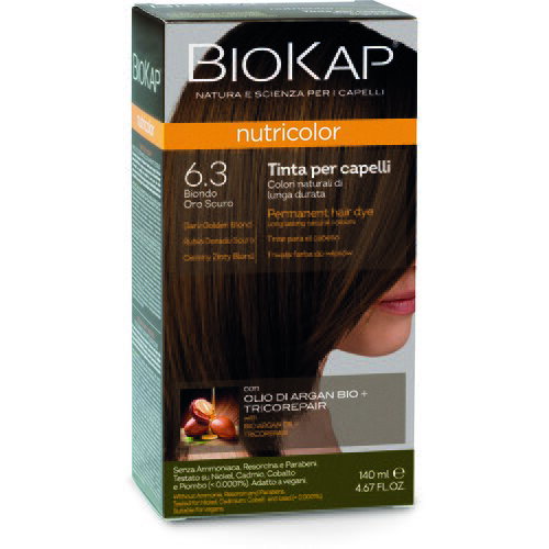 Biokap Farba za kosu 6.3 tamna zlatno plava Slike