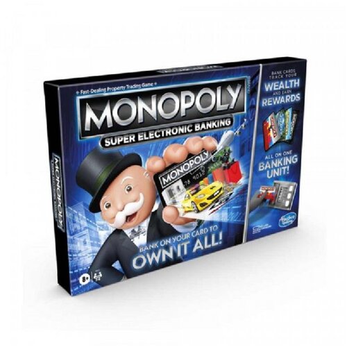 Hasbro Monopoly Super Electronic Banking družaba igra (v madžar&amp;scaron;čini) Slike