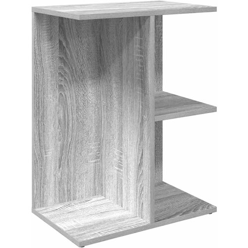 Maison Chic Nočna omarica - Nočna miza siva sonoma 46,5x29x61 cm inženirski les, (21689417) Slike