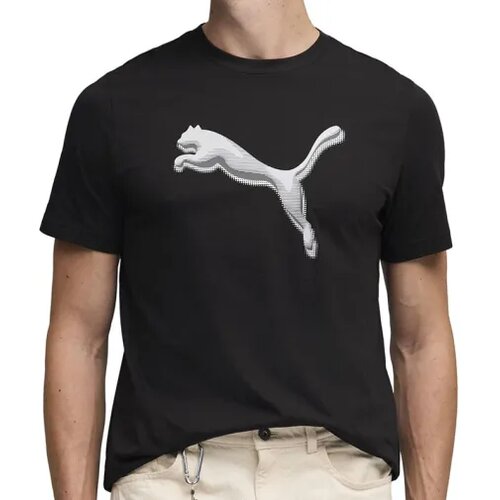 Puma Mu&scaron;ka majica Graphic Cat Logo Tee, Crna Cene